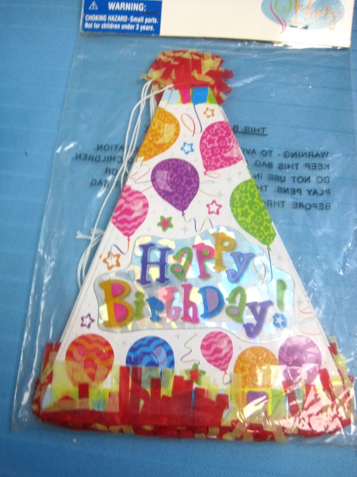 Disney Tinker Bell Fiesta Botín Bolsas y Feliz Cumpleaños Fiesta Sombreros 72" Decoración Foto 2 de 4