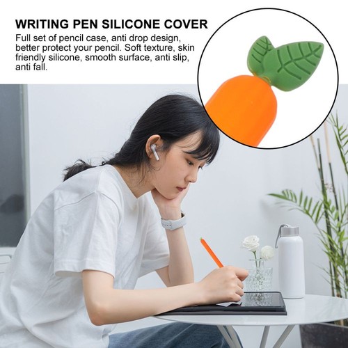 Stylus Pen Cover Karotten -Silikon -Schutzabdeckung für Bleistift 2 kompatibel - Zdjęcie 6 z 12