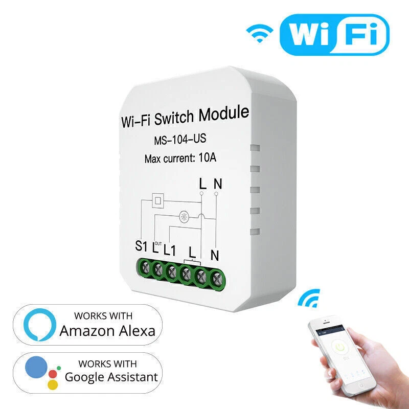 DIY Smart WIFI Light Switch 3 Way Single Pole Hands free APP