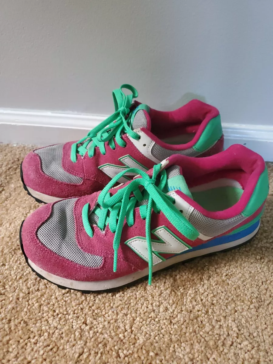 New balance 574 hotsell pink and blue
