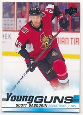 SCOTT SABOURIN 2019-20 UPPER DECK YOUNG GUNS #220 SENATORS MINT
