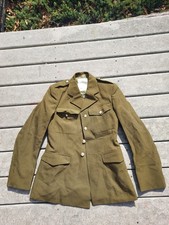 British Army No 2 Dress Uniform Mens Olive Green Jacket Military 1980 Pattern