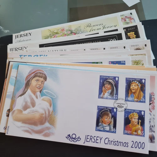 JERSEY 1996 TO 2000 54  FIRST DAY COVERS