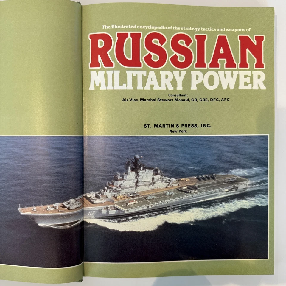 Russian Military Power Hardcover 1980 Rare Illustrated Encyclopedia Foto 2 de 4