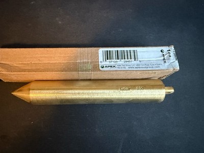 Apex Tool Lufkin 20oz Image Solid Brass Cylindrical Plumb Bob Unmarked TT590N