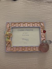 Vintage Disneyland Resort Paris Tinkerbell Picture Frame With Perfume Bottle