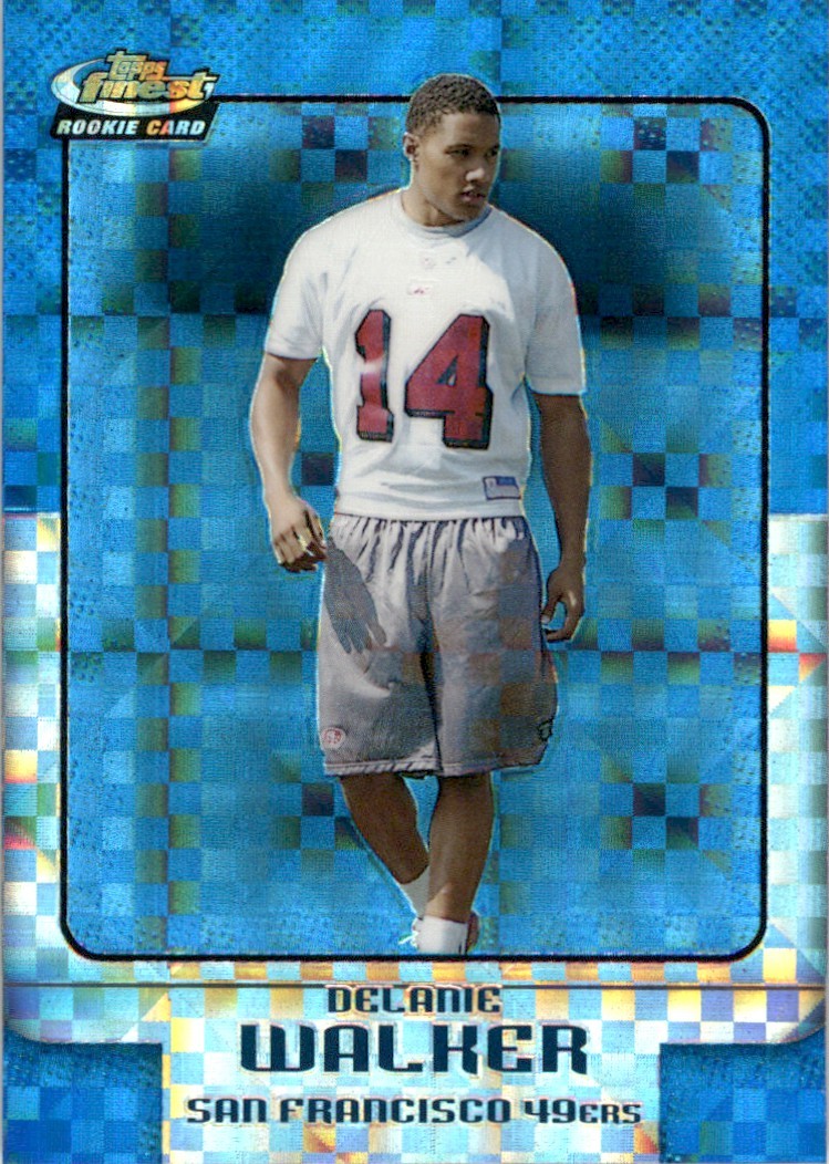 Delanie Walker Finest #24 Blue Xfractor
