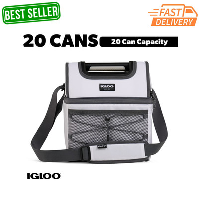 Igloo Marine Gripper 20 Can Capacity Soft-Side Insulated Cooler Bag Box