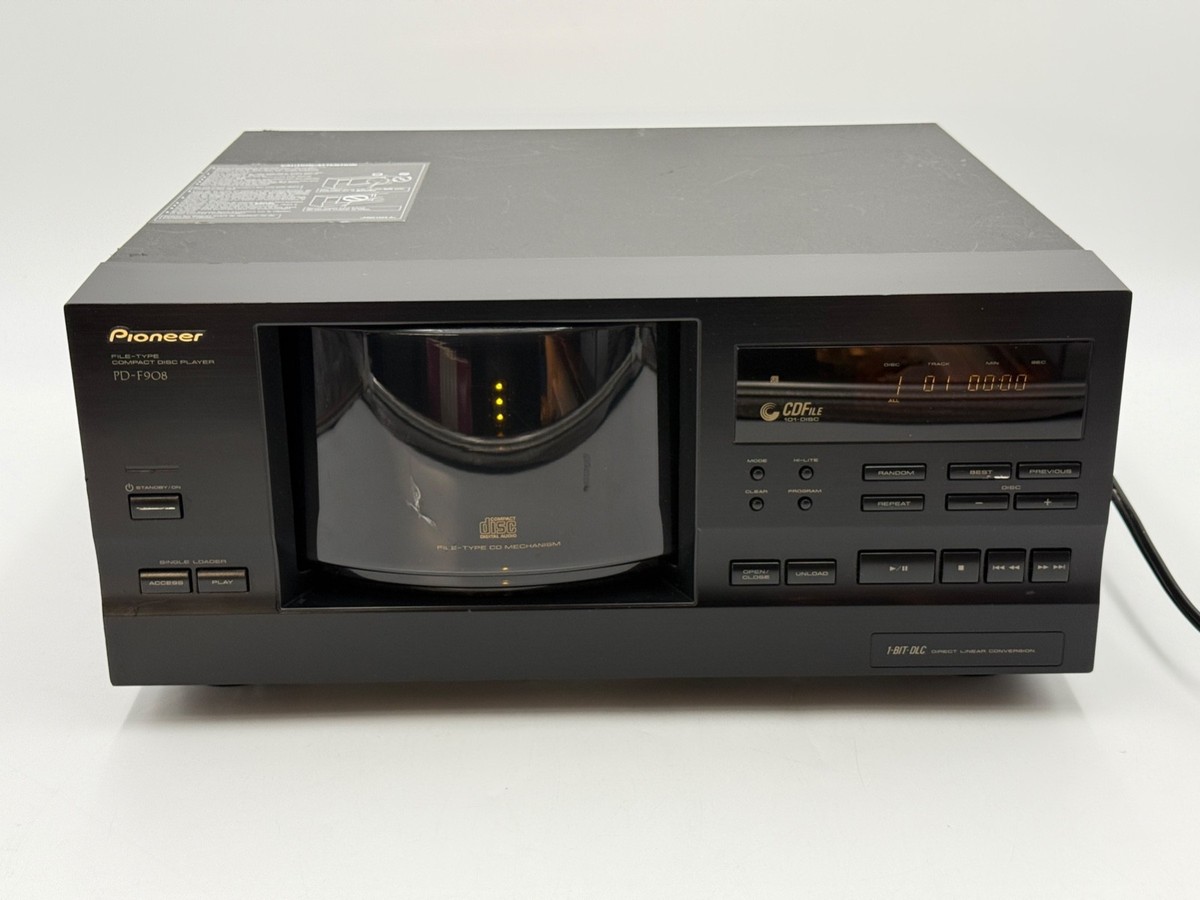 pioneer CDプレイヤー Pioneer PD-F908 101-Disc File-Type CD Changer No Remote | Working