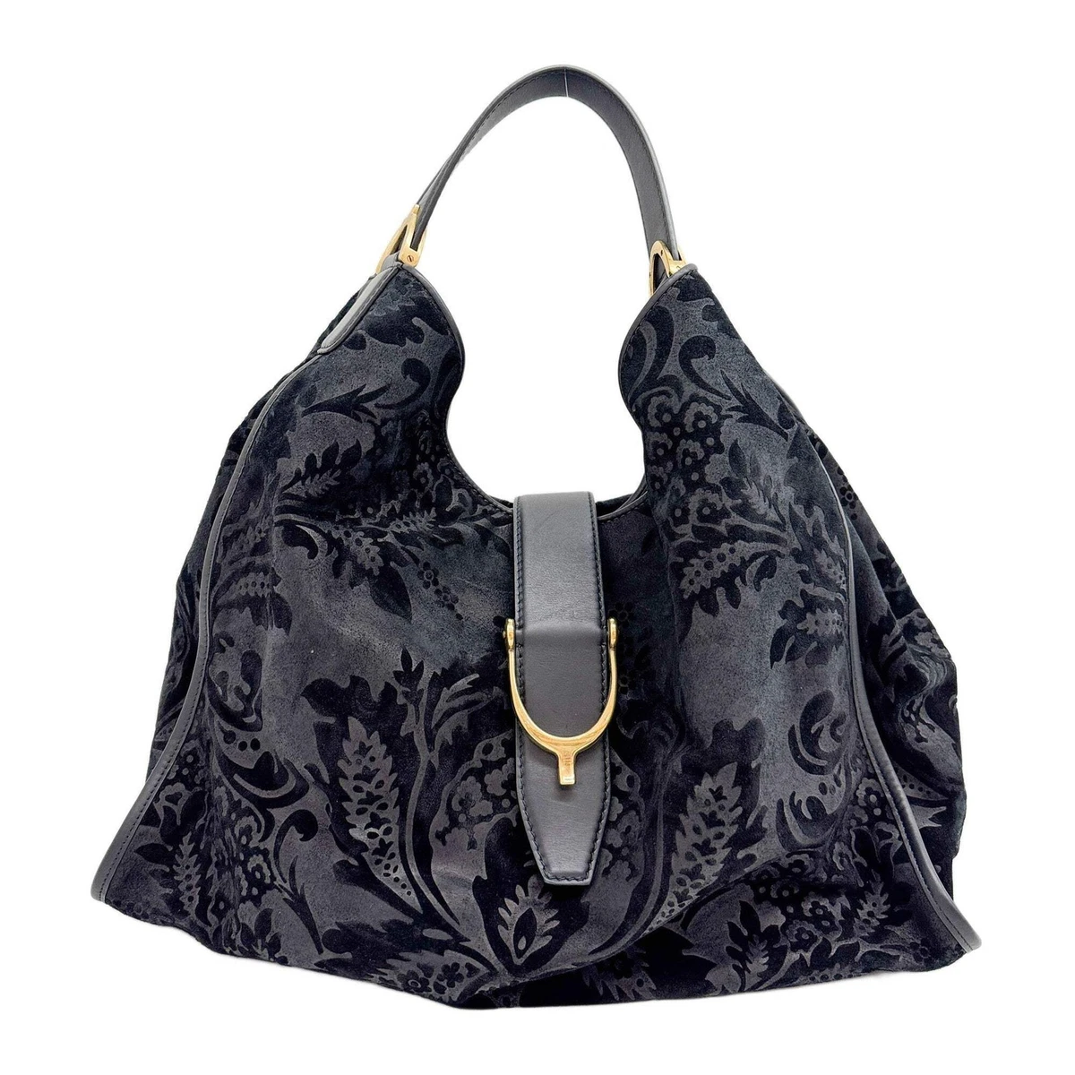 Gucci Black Suede Exterior Bags & Handbags for Women for sale | eBay