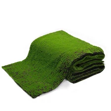 40" x 40"Artificial Moss Mat - Realistic Faux Green Moss Grass for Indoor & O...