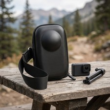 PU Storage Bag for Insta360 X6 Camera Water Resistant Lightweight Travel Case