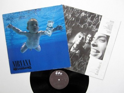 NIRVANA Nevermind LP ORIGINAL Germany press MISPRINT INNER SLEEVE
