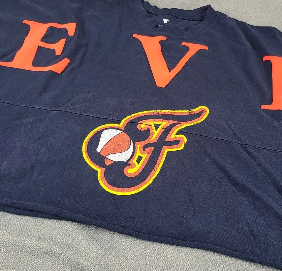 Indiana Fever X Spirit Jersey Women's Fanatics Jumbo Print Oversized Crop 2XL - Image 3 of 4