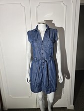 Marcs size 8 tencel denim utility dress