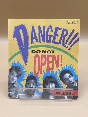 Nintendo NES Nintendo Power Danger Do Not Open Ad Insert ONLY PMG-USA-1 VTG A