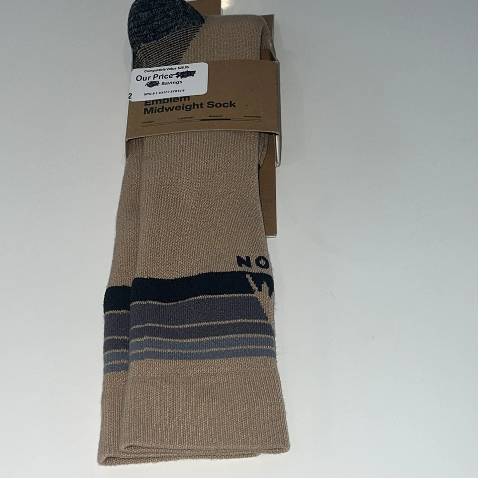 Burton Petrol Brown Emblem Midweight Socks NWT S/M - Image 2 of 3