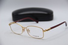 NEW COACH HC 5083B 9277 GOLD MILKY CHERRY AUTHENTIC EYEGLASSES W/CASE 51-14
