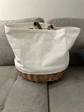 Picnic Time Picnic Basket With Cups, Plates, Silverware 