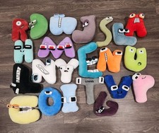 Lot of 22 Alphabet Lore Plush Letters Stuffed Animal Toys  