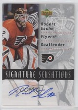 2007-08 Upper Deck Signature Sensations Robert Esche #SS-RE Auto 2d8