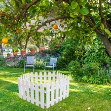 5 Pcs Garden Border Fence Landscape Front Yard Christmas Tree Picket