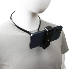 Hands-Free Neck Phone Holder for iPhone & Samsung - Perfect for Recording