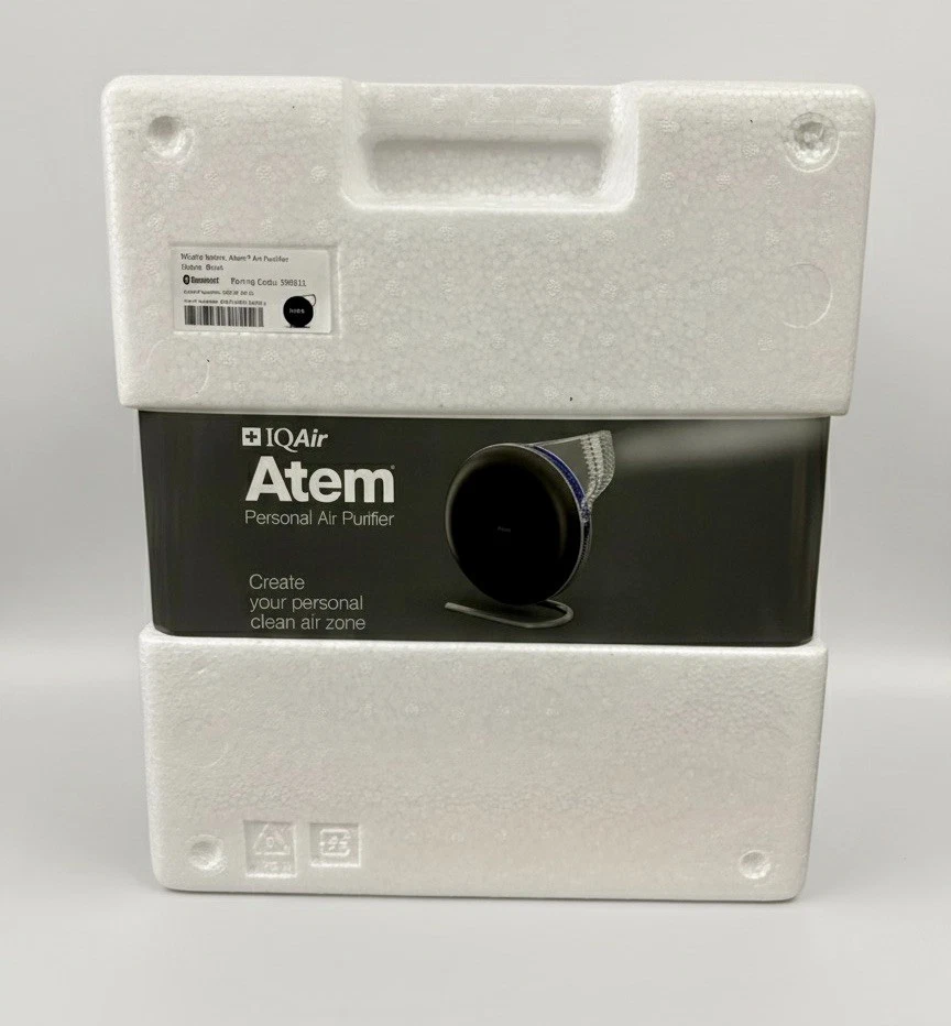 IQAir Atem Personal Air Purufier Table Air Purifier Black "New" - Image 3 of 4