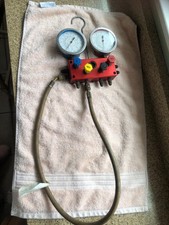  Snap-on Act51234a Dual Refrigerant Manifold Test Gauge R12 R502 R22