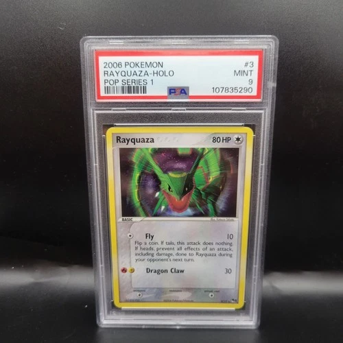 Pokemon Rayquaza Holo Rare POP Series 1 #3 PSA 9 Mint