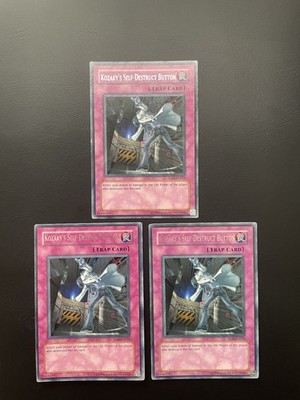 Yugioh Kozaky's Self-Destruct Button TLM-EN052 Unlimited Edition Rare HP X3