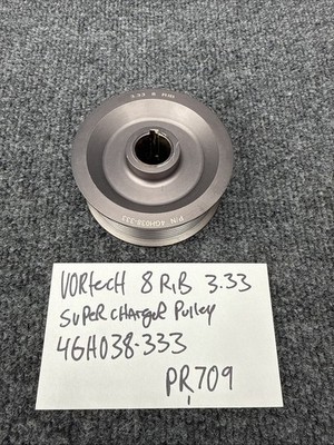 Vortech 3.33 8 Rib Supercharger Pulley 4gh038-333 SBF Sbc Boost Super Charger