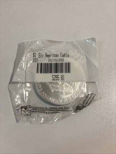 2005 $1 Silver American Eagle Littleton Sealed Pack Uncirculated! .99 Silver!