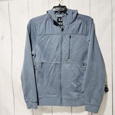 5.11 Tactical Reactor Jacket Mens Hooded Blue Full Zip Long Sleeve SIZE M