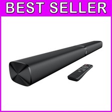 80W Sound Bar with Bluetooth/AUX - Clear Sound