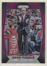 2017-18 Panini Prizm Purple Prizm 17/75 David Fizdale #210 03rx