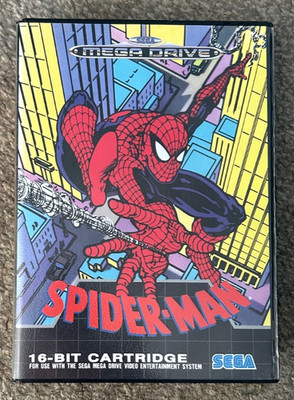 Spider Man - Mega Drive Spiel komplett m. Handbuch - PAL - getestet (vs Kingpin)