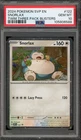 Pokemon Snorlax Twilight Masquerade Three Pk. Blisters Promo SVP EN 122 PSA 10