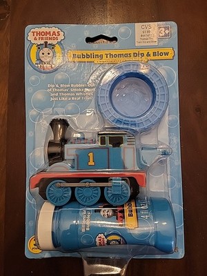 Thomas & Friends Bubbling Thomas Dip & Blow Bubbles 24702A CVS Version SEALED