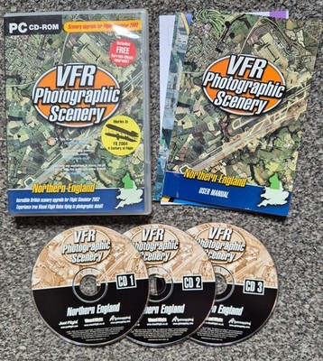 VFR Photographic Scenery: Northern England For Flight Simulator 2002 - PC CD-ROM