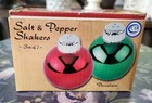 Christmas Ornament Salt And Pepper Shaker Set. Holiday, Vintage, Giftco Inc. — photo 1