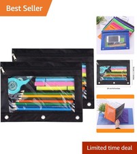 Durable Black Pencil Pouches with Lifetime - Perfect for Organization