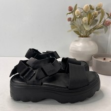 Melissa Kick Off Chunky Platform Sandals Blac...