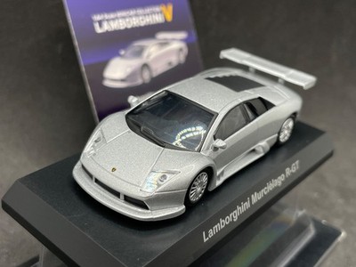 Kyosho 1/64 Lamborghini collection5 Murcielago R-GT Silver Diecast modelcar 68E1