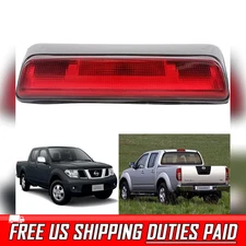 stop center Fit Nissan Navara Frontier D40 Third Brake Lamp Light Tailgate Red