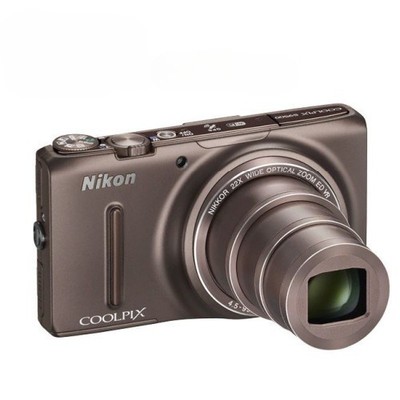 NIKON COOLPIX S9500 Sepia Brown Digital Camera English-Tested | eBay