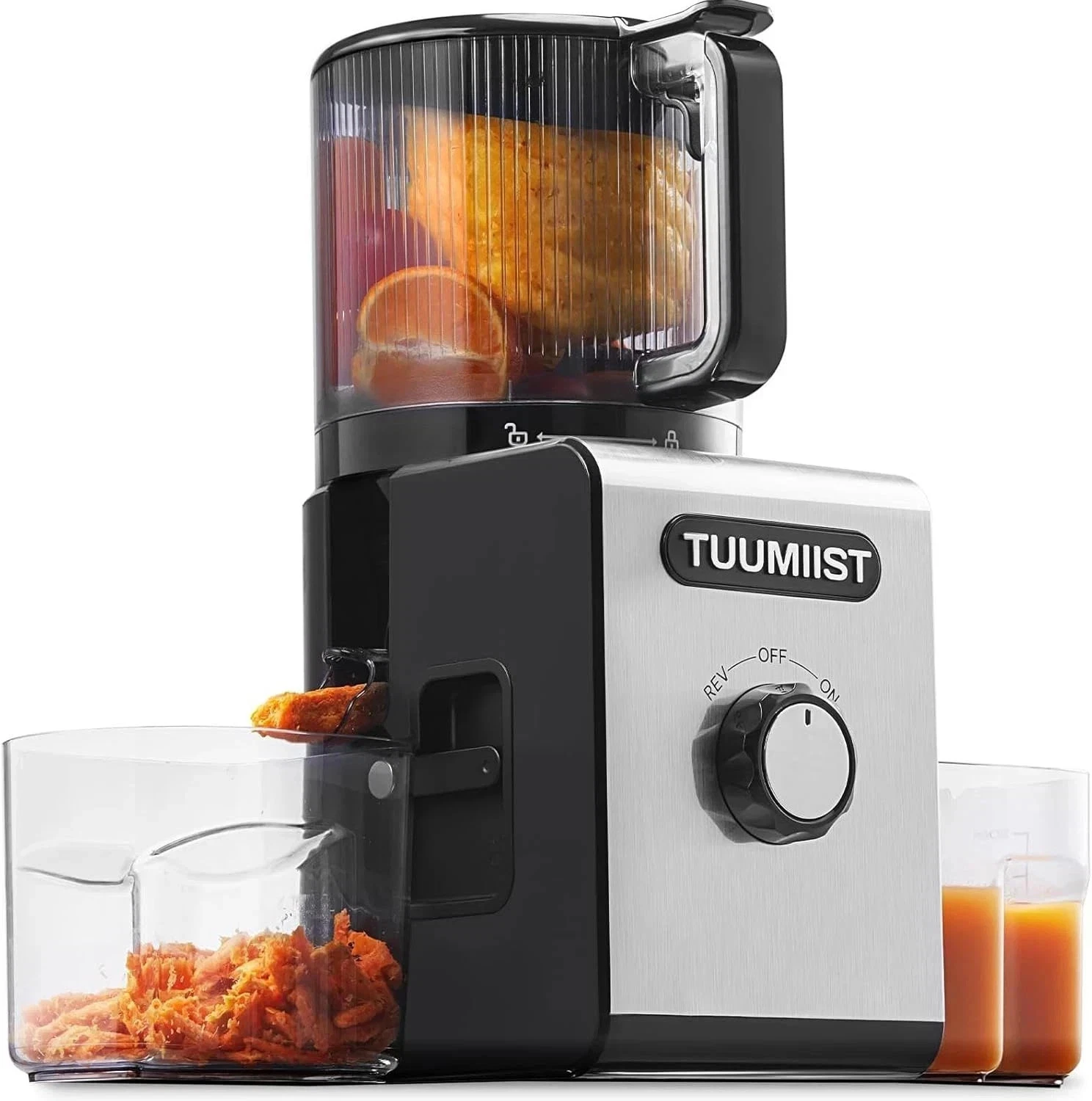 TUUMIIST 3-in-1 Cold Press Juicer Machine, Smart Touch Masticating Juicer NIB