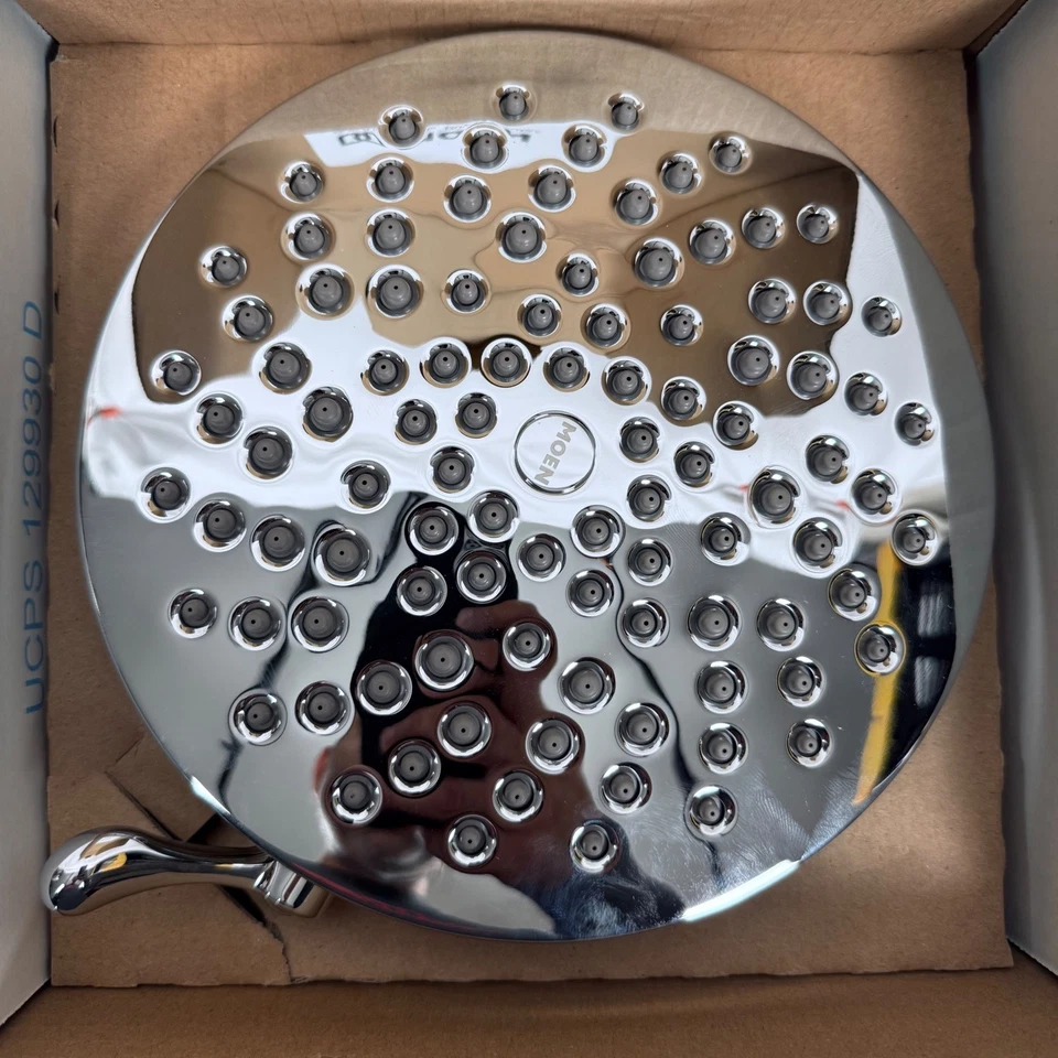 Moen Velocity S6320 铬淋浴淋浴喷头 2.5 GPM 最大全新开箱 — 第 4/4 张图片