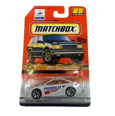 MATCHBOX 1997 OPEL CALIBRA DTM WHITE FRANCE WORLD CUP 1:64 DIECAST BRAND NEW