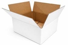100 4x4x4 White Cardboard Paper Boxes Mailing Packing Shipping Box Corrugated...